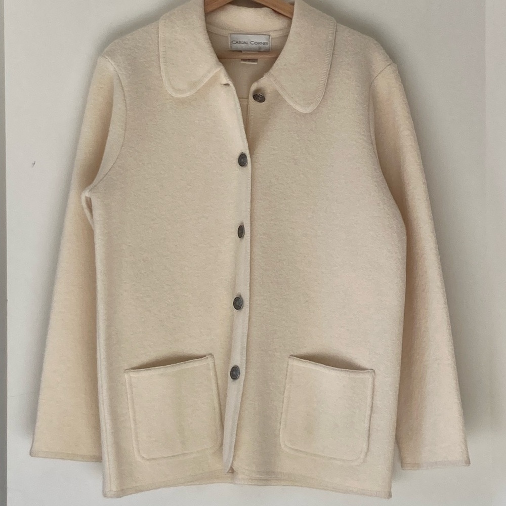 Vintage Casual Corner 100% Wool Blazer